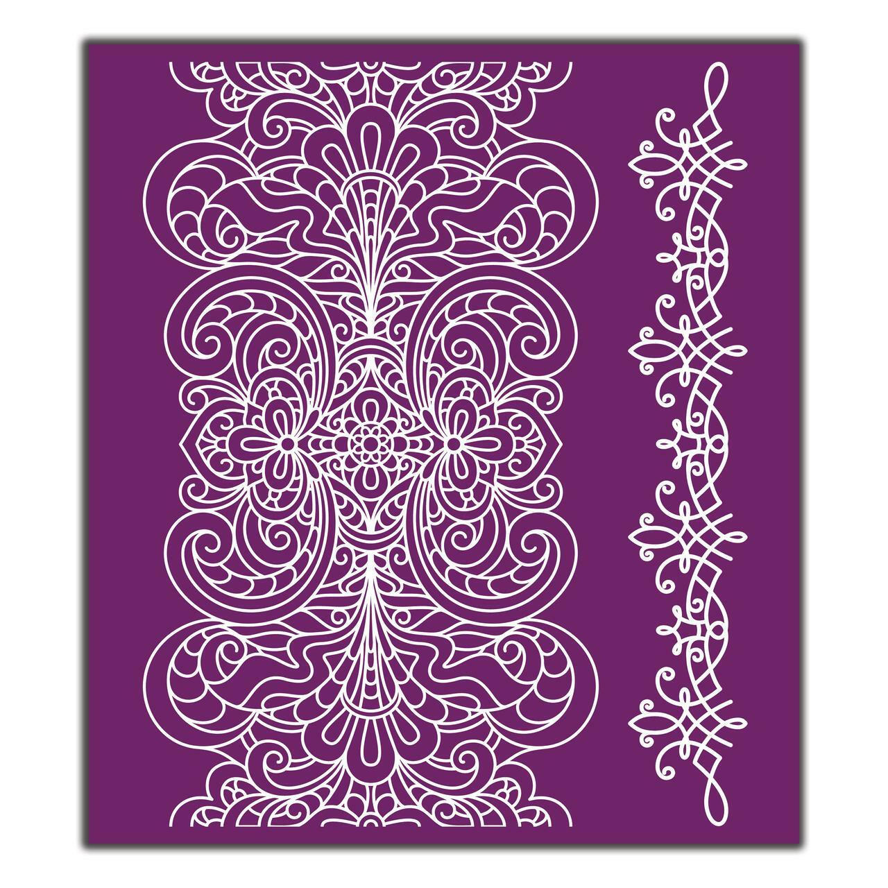 Delicate Lace - Silkscreen Stencil