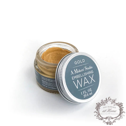 AMY HOWARD GOLD EMBELLISHING WAX 1oz